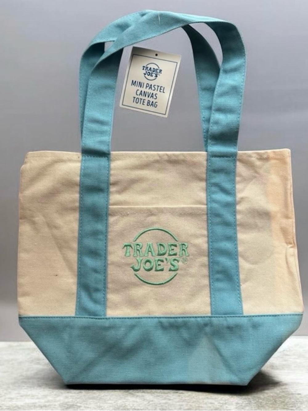 Trader Joe'S Mini Pastel
Canvas Tote Bag
